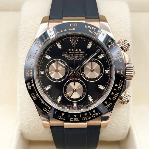 116515LN ブラック・ピンク オイスターフレックスブレスレット