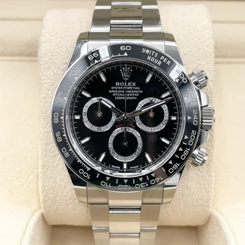 126500LN ブラック ステンレススチール オイスターブレス