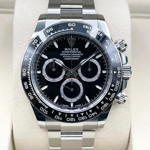 126500LN ブラック ステンレススチール オイスターブレス