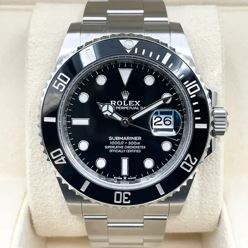 126610LN ブラック ステンレススチール 41mm