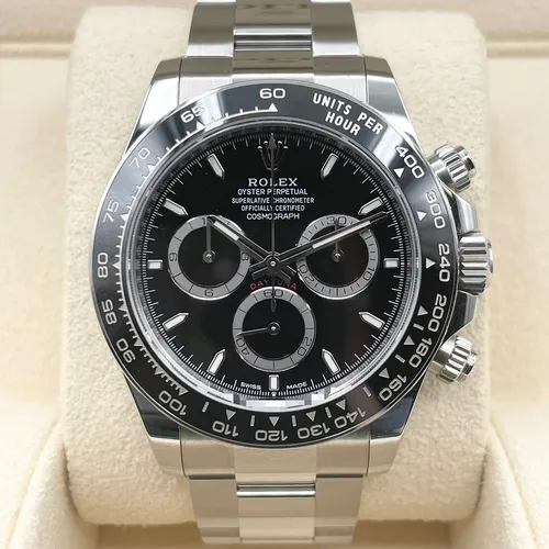126500LN ブラック ステンレススチール オイスターブレス