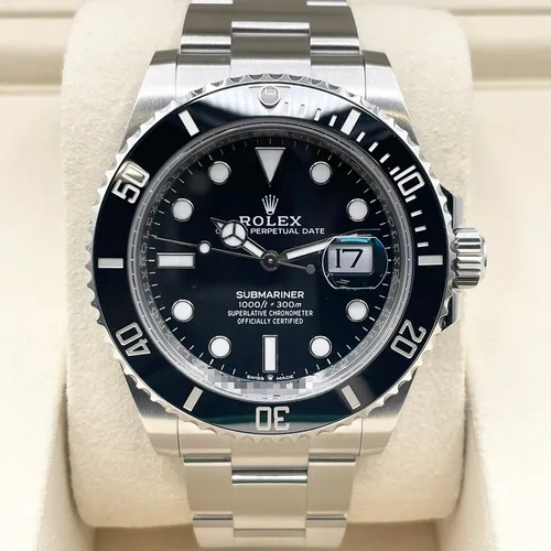 126610LN ブラック ステンレススチール 41mm