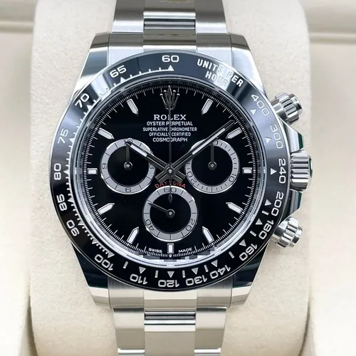 126500LN ブラック ステンレススチール オイスターブレス