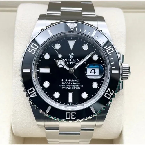 126610LN ブラック ステンレススチール 41mm