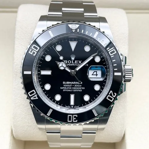 126610LN ブラック ステンレススチール 41mm