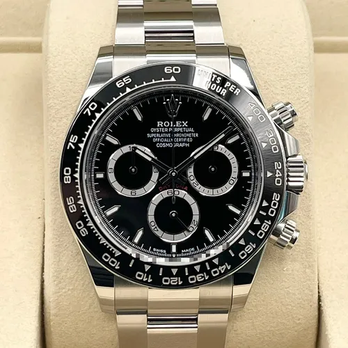 126500LN ブラック ステンレススチール オイスターブレス