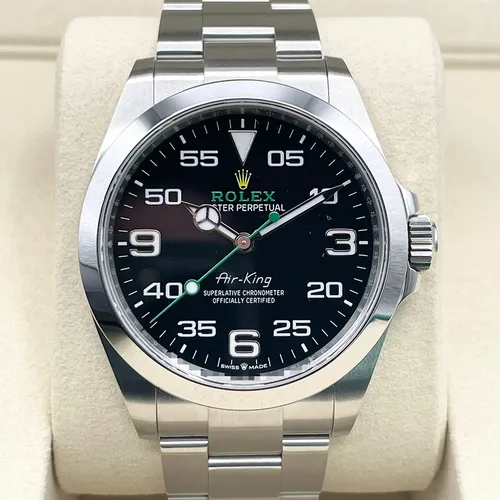 126900 ブラック ステンレススチール オイスターブレス