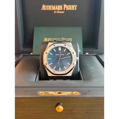 オートマティック 15500ST.OO.1220ST.01 ブルー ステンレススチール