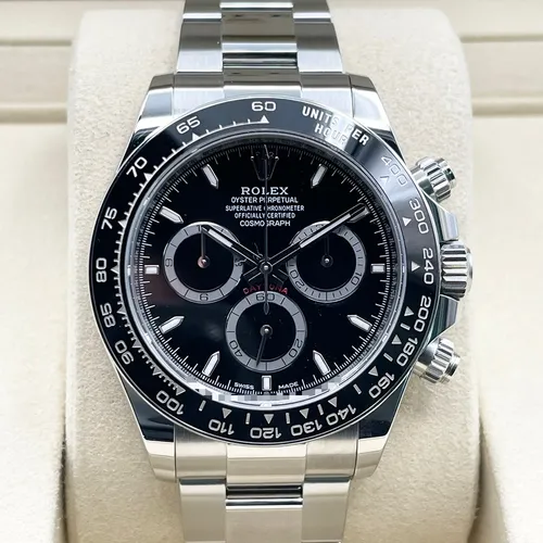 126500LN ブラック ステンレススチール オイスターブレス