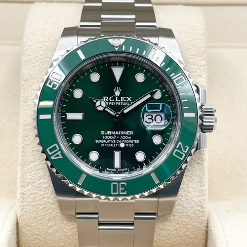 116610LV グリーン  ステンレススチール オイスターブレス