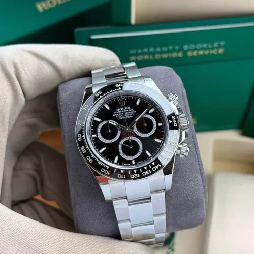126500LN ブラック ステンレススチール オイスターブレス