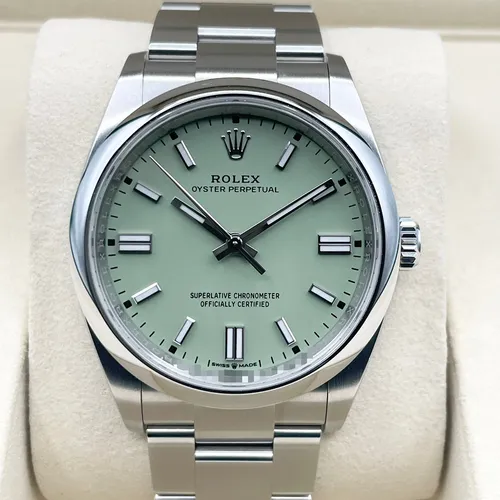 126000 ピスタチオグリーン ステンレススチール 36mm
