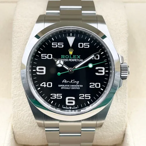 126900 ブラック ステンレススチール オイスターブレス