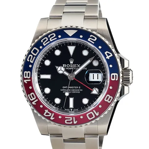 126710BLRO 赤青ベゼル ステンレススチール オイスターブレス  40mm
