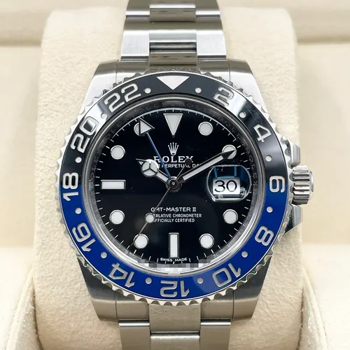 116710BLNR ステンレススチール 青黒ベゼル