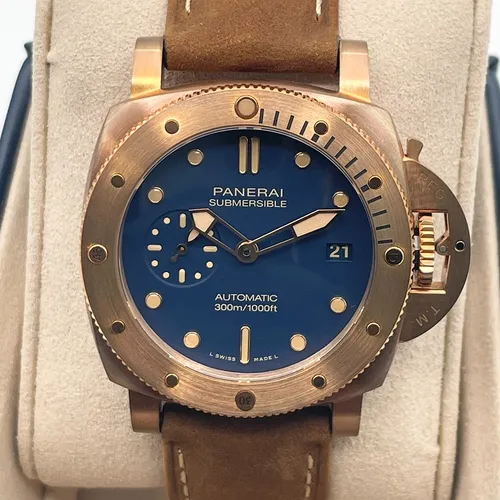 PAM01074 ブルー ブロンズ 42mm