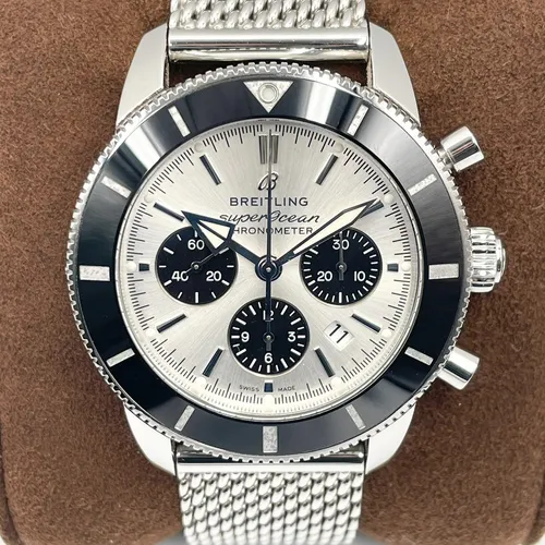 ブライトリング スーパーオーシャン ヘリテージ B01 AB0162121G1A1 シルバー 44mm