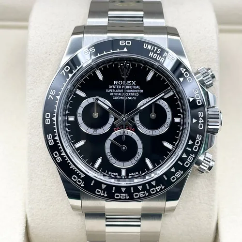 126500LN ブラック ステンレススチール オイスターブレス