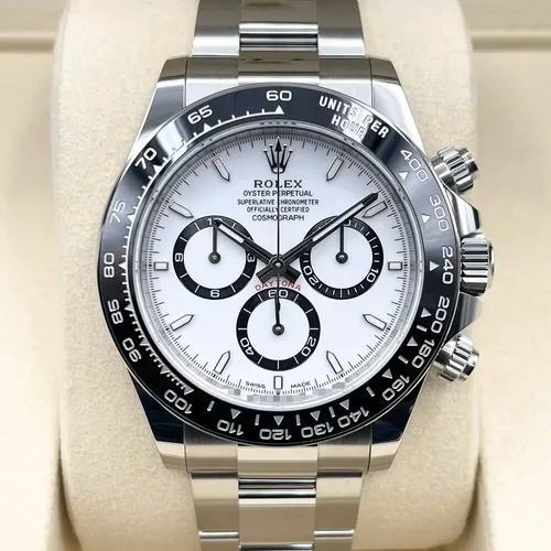 126500LN ホワイト ステンレススチール 40mm
