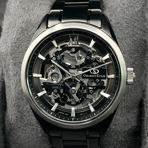 オリエントスター クラシック RK-AZ0105N スケルトン ハンドワインディング ステンレススチール 75周年