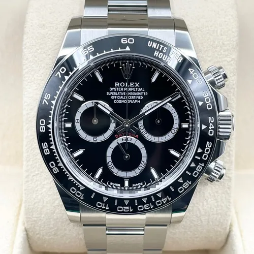 126500LN ブラック ステンレススチール オイスターブレス