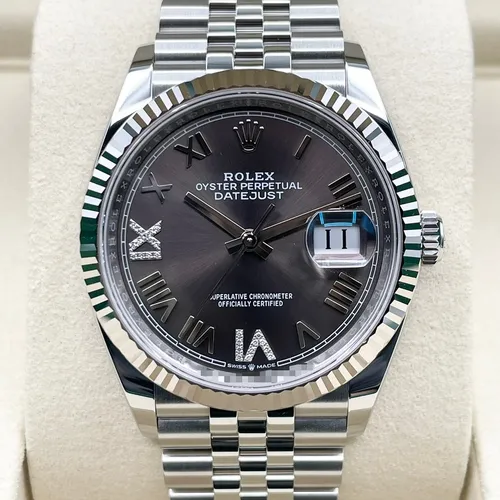 126234 ダークグレー ホワイトロレゾール 36mm ジュビリーブレス