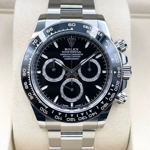 126500LN ブラック ステンレススチール オイスターブレス