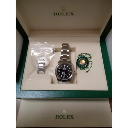 124270 ブラック ステンレススチール オイスターブレス